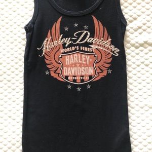 Harley Davidson black tank